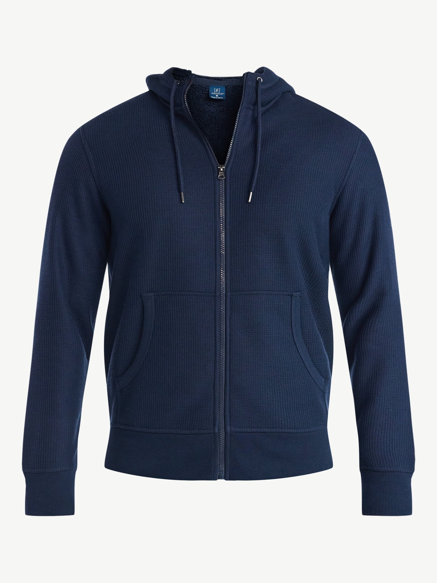 George Men's High Pile Fleece Thermal Hoodie, Sizes S-3XL