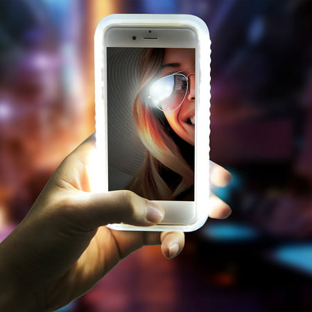 iPhone Light-Up LED Phone Selfie Case Cover (Best Selfie Phone Case)