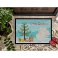 thumbnail image 3 of Caroline's Treasures BB9317MAT Silver Fantail Pigeon Christmas Door Mat, Indoor Rug or Outdoor Welcome Mat 18x27 Doormat, 3 of 4