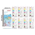 thumbnail image 2 of WIZUTIZ Halloween Christmas Mini Watercolor Drawing Notebook Children's Drawing Notebook Graffiti Notebook Watercolor Coloring Notebook Hand Drawing Notebook Home Gadgets Breathable, 2 of 5