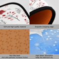 thumbnail image 2 of 2-Piece Kitchen Rugs Set Non-Slip Mats Carpet Floor for Kitchen, Bathroom (19.7"x27.6" & 19.7"x47.2") Reindeer Pattern, 2 of 7