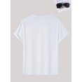 thumbnail image 4 of Don't Run Eagle Graphic Print Men's Creative Top, Casual Slightly Stretch Short Sleeve Crew Neck T-shirt, Men's Tee For Summer Outdoor, 4 of 8
