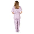 thumbnail image 5 of M&M SCRUBS Women Scrub Set V-Neck Medical Scrub Tops and Drawstring Pants - Pack of 12 Set (Lilac, 3X-Large), 5 of 7