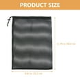 thumbnail image 2 of LABSERRON 10Pcs Drawstring Mesh Bags Mesh Bag Black Polyester Storage Breathable Foldable For Golf, 2 of 5