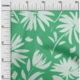 thumbnail image 2 of oneOone Polyester Spandex Sea Green Fabric Leaves & Floral Sewing Fabric By The Yard Printed Diy Clothing Sewing Supplies 56 Inch Wide, 2 of 6