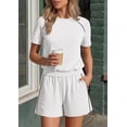 thumbnail image 5 of PRETTYGARDEN Sweatsuits Women 2 Piece Outfit Summer Lounge Shorts Sets Matching Spring Travel Beach Vacation Clothes, 5 of 8