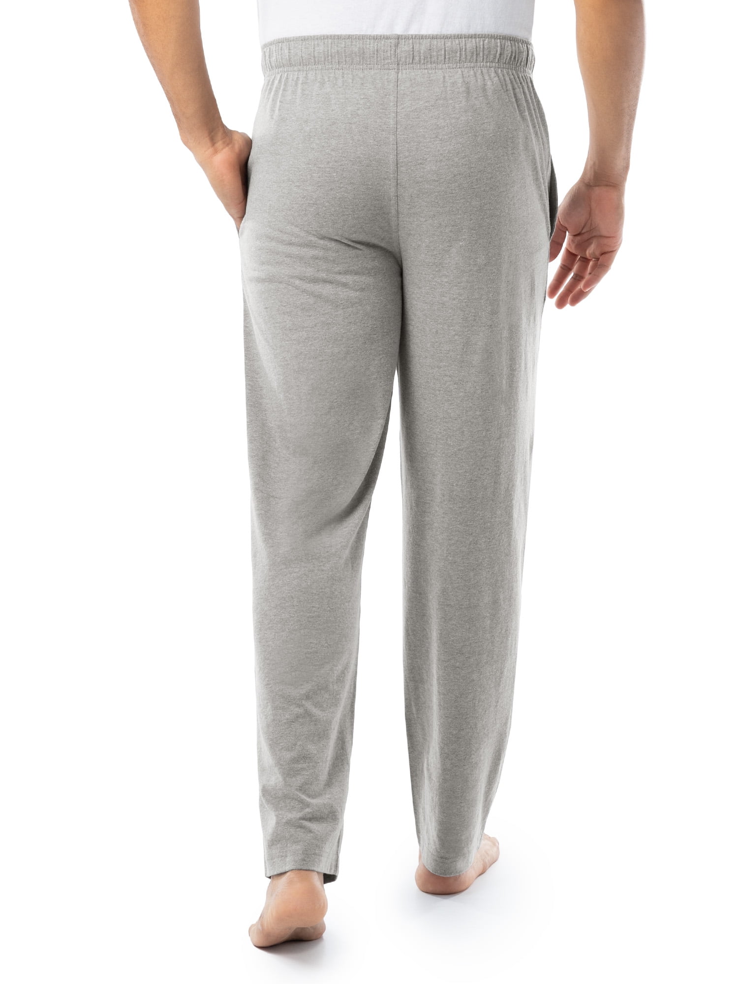 Fruit of the Loom Men's and Big Men's 2-Pack Jersey Knit Sleep Pant, Sizes S-6XL and Tall Sizes