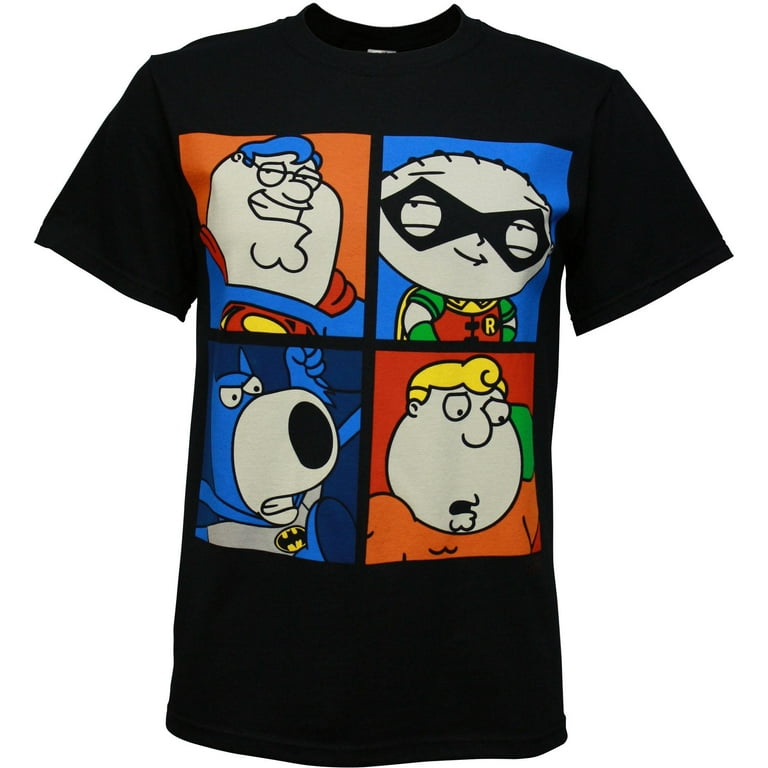 Family Guy Four Square Pop Art T-Shirt 