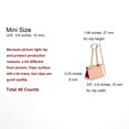 thumbnail image 4 of Nctinystore Binder Clips Mini Metal Clamp Rose Gold ((Mini) 0.6 inch / 15 mm, 40 PCS), 4 of 4