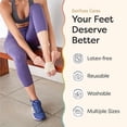 thumbnail image 6 of Yoyauz Plantar Pad Cover (Pair), Comfortable Foot Ball Pad, Soft And Breathable Fabric, Unisex, Forefoot Gel Pad Neuroma Pain Relief And Calloused Blister Prevention, 6 of 7