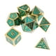 thumbnail image 3 of de 7 dados poliédricos de metal para + taza de dados negro #a, 3 of 9