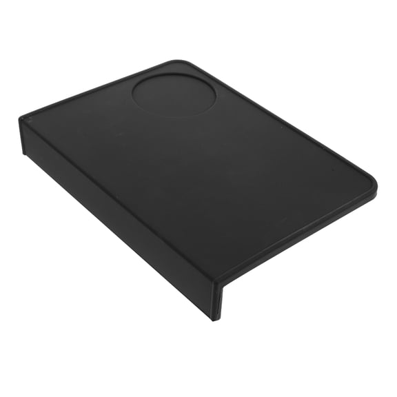 IDEANATEGRATE Coffee Silicone Mat Black Non-Slip for Home Use Espresso Accessories