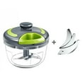 thumbnail image 1 of Mini Garlic Chopper, Quiet Effective Smart Garlic Chopper Manual Hand Ultra Heat  with 3 Spare Blade for Kitchen, 1 of 8