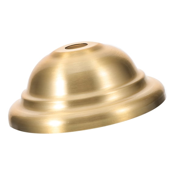 NIAIZEK Rounded Cylinder Brass Finial for Vintage Hanging Pendant Lamps, Decorative Lamp Parts for Home Lighting