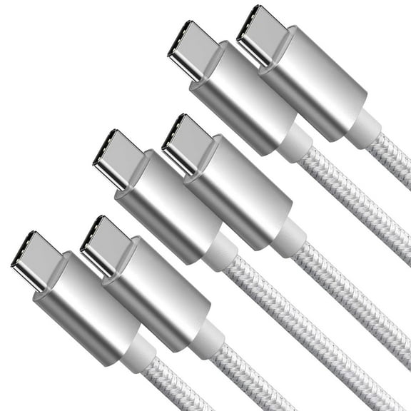 3 Pack 6FT USB-C to USB C Cable