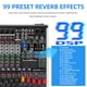 thumbnail image 3 of Mezclador de audio MIZISNR Professional de 8 canales con 99 efectos DSP, 3 of 8