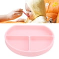 thumbnail image 4 of Assiette d'Entraînement pour Bébé, Assiette Auto-Alimentaire de Qualité Alimentaire pour Rose, 4 of 8