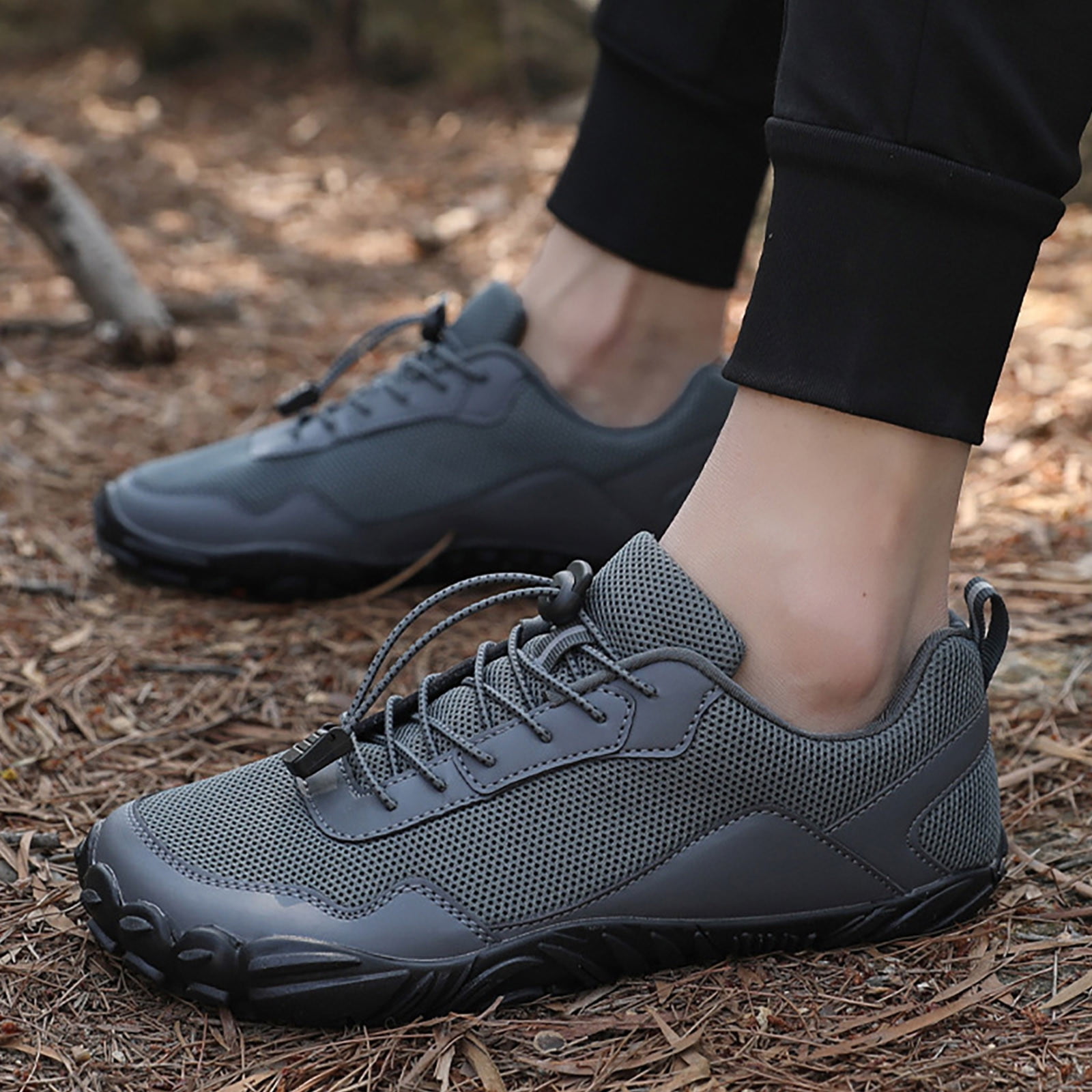 Gubotare Womens Athletic Shoes Hike Footwear Barefoot Shoes, Pro Barefoot Shoes Women Men, Athletic Hiking Shoes (Grey,8.5)
