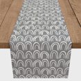 thumbnail image 3 of Creative Products Scallop Pattern Gray 16x90 Poly Twill Table Runner, 3 of 3