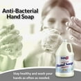 thumbnail image 2 of Sanit Silky Clean Antibacterial Liquid Gel Hand Soap Refill - Advanced Formula with Coconut Oil and Aloe Vera - All-Natural Moisturizing Hand Wash - Made in USA, Vanilla, 1 Gallon, 2 of 8
