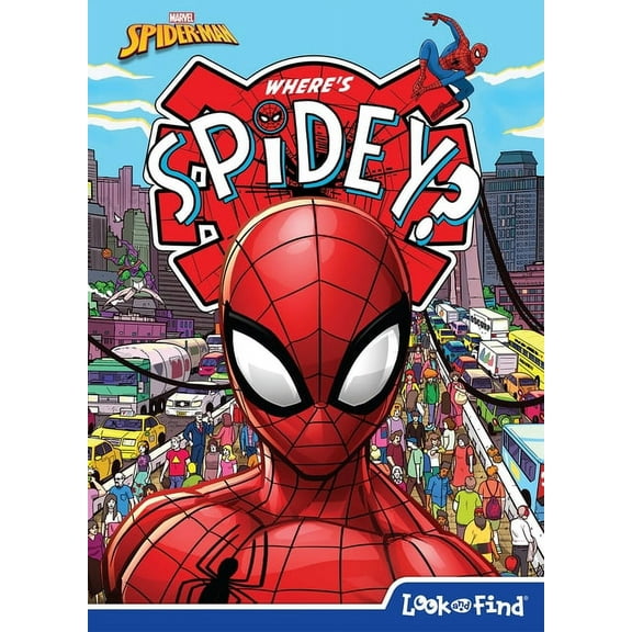 Marvel Spider-Man: Where's Spidey? Look and Find, (Hardcover)
