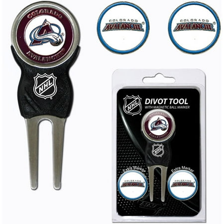 UPC 637556136459 product image for Team Golf NHL Colorado Avalanche Divot Tool Pack With 3 Golf Ball Markers | upcitemdb.com