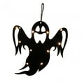 thumbnail image 2 of Luces LED para ventana de Halloween, decoración de ventana iluminada de Halloween, adorno navideño colgante iluminado para mesa, chimenea, hogar Estilo F, 2 of 8