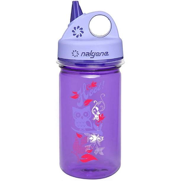 Nalgene Tritan Grip 'n Gulp 12 oz. Water Bottle - Hoot Purple/Purple ...