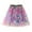 Purple, variant on Bmisegm Back to School Clothes for Girls High Waist Printed Mesh Tutu Skirt with Elastic Waistband for Carnival Casual Daily Wear Tutu Skirt 3-4 Years