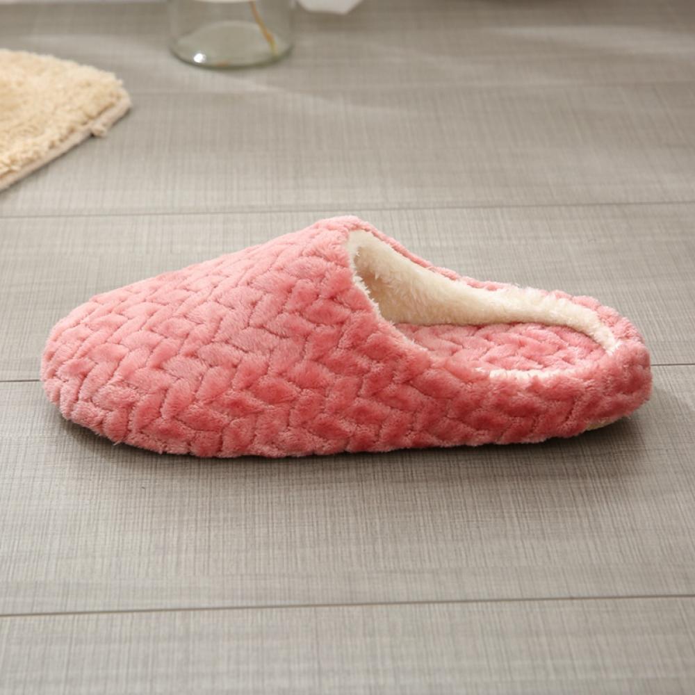 Prettyui-Adult Jacquard Suede Soft Bottom Cotton Slipper Indoor Anti-slip Casual Shoes - image 5 of 7