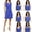 Blue, variant on Evening Dress for Women Wedding Guest Wrap Dresses for Women Mid Length Convertible Multiway Dress (Green XL)