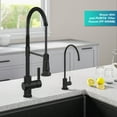thumbnail image 5 of Kraus Britt Commercial Style Pull-Down Single Handle Kitchen Faucet in Matte Black, 5 of 11