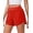Red, variant on PINSPARK Black Shorts Women High Rise Workout Running Shorts Soft Exercise Shorts with Mesh Liner