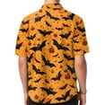 thumbnail image 7 of JGNGSHN Short Sleeve Halloween Costumes for Men Casual Button Down Hawaiian Holiday Beach Shirts Cute Skull Printed Tees, 7 of 7