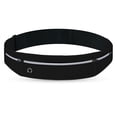 thumbnail image 1 of Riñonera para teléfono móvil, equipo deportivo de alta gama, ajustado, impermeable, ultrafino, para fitness, color negro, 1 of 5
