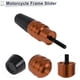 thumbnail image 5 of Protector de guardabarros de aleación de aluminio de 16mm para slider de marco de motocicleta, protección contra choques, 27mm, 150mm, tornillo, tuerca, naranja, 1 juego, 5 of 7