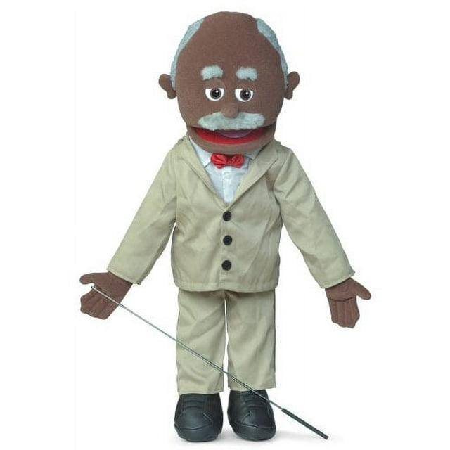 25" Pops, Black Grandfather, Full Body, Ventriloquist Style Puppet