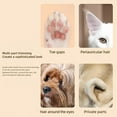 thumbnail image 4 of Upgrade Pet Micro Precision Trimmer,Multifunctional Pet Hair Clippers for Grooming with LED Light,Low Noise Waterproof Rechargeable Pet Paw Trimmer for Pet Paws,Eyes,Ears,Face,Rump (1PC), 4 of 7
