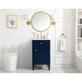 thumbnail image 6 of 21 inch single bathroom vanity in blue, 6 of 8