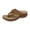 Brown, variant on Agkizg Summer Women Sandals Flip Flops Thick Soles Slide Sandals with Arch Support Casual Slippers Beach Sandals Comfortable Shoes Black, Size 6.5