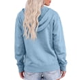 thumbnail image 4 of Resicozy Zip Up Hoodies for Women Fall Winter Casual Sweatshirts Zipper Oversized Lightweight Cute Jackets with Pockets 2026 Blue S, 4 of 4