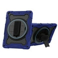thumbnail image 7 of Dteck Case for iPad 9th/8th/7th Gen 10.2 inch,Heavy Duty Protection Rugged Case Shockproof Rubber Kickstand Cover with Hand Strap for iPad 10.2" 2021/2020/2019,Darkblue, 7 of 7