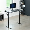 thumbnail image 2 of VIVO Black 55" x 24" Electric Sit Stand Desk, Height Adjustable Workstation, 2 of 8