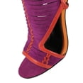 thumbnail image 4 of Lust For Life AXE FUCHSIA MULTI RICH SUEDE HIGH HEEL SINGLE SOLE STRAPPY SANDALS (FUSHIA MULTI, 9), 4 of 4