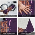 thumbnail image 4 of XMXT Non-Slip Polyester Bathroom Rugs Kitchen Door Mat, Trick or Treat Candy Pattern Machine Washable Bath Mats Rug for Kitchen Shower Bathtub Decor, 15.7 x 23.6 inches, 4 of 9