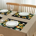 thumbnail image 6 of Farmhouse Vintage Sunflowers Place Mats Washable Placemats for Restaurant Valentines Gift Party Christmas Cute Funny Kitchen Table Mats, 6 of 7