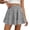 Dark Gray, variant on Polka Dot Skirt for Women Summer Elastic Waist Mini Skirts Casual Layered Loose Flowy Short Skirts, 2XL