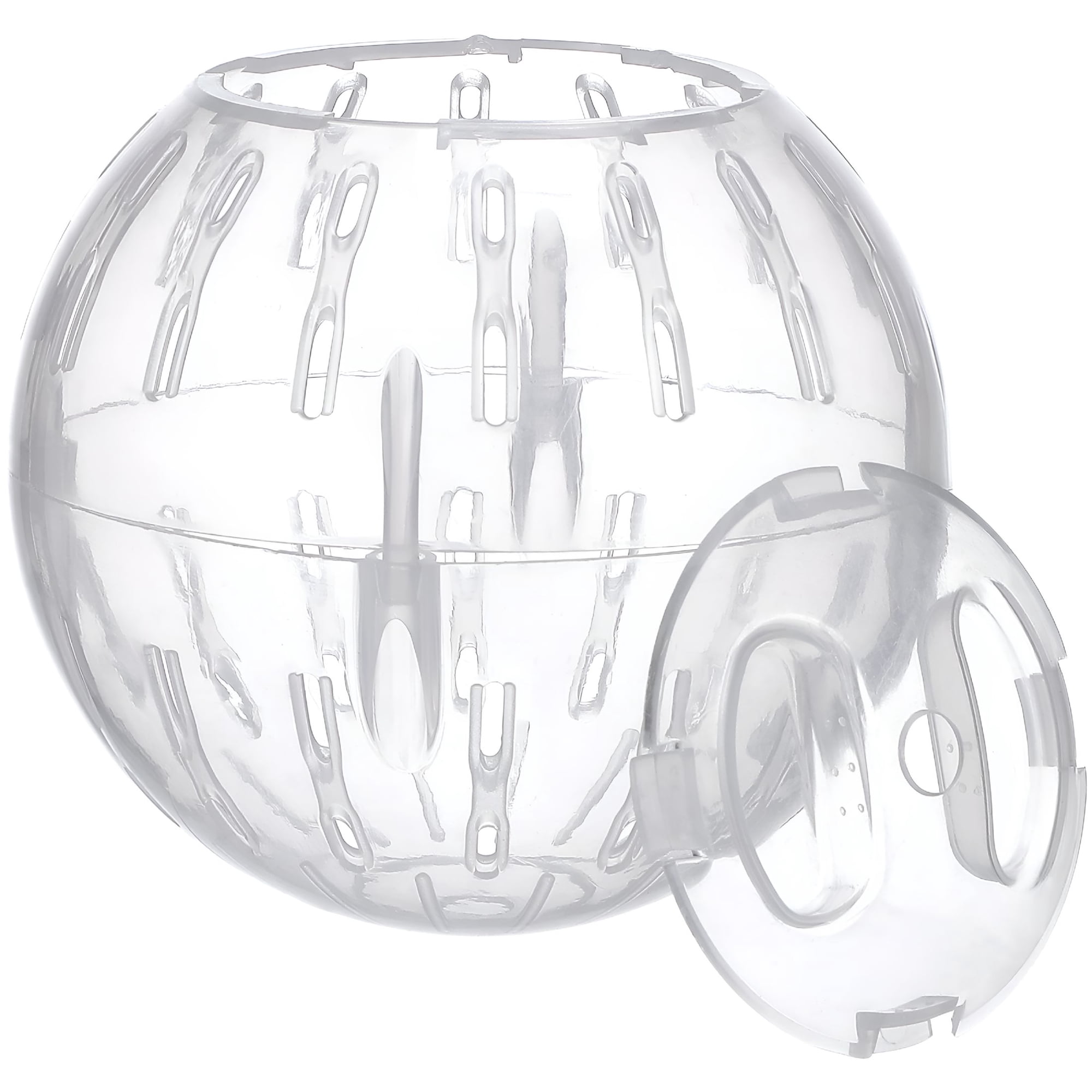 BESTSKY Small Pet Exercise Ball, Transparent Hamster Running Wheel for Safe Indoor Play, Durable PC Plastic Activity Sphere with Ventilation for Small Animals