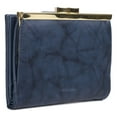 thumbnail image 2 of Julia Buxton Women's Heiress Double Cardex Leather, Navy, 2 of 6