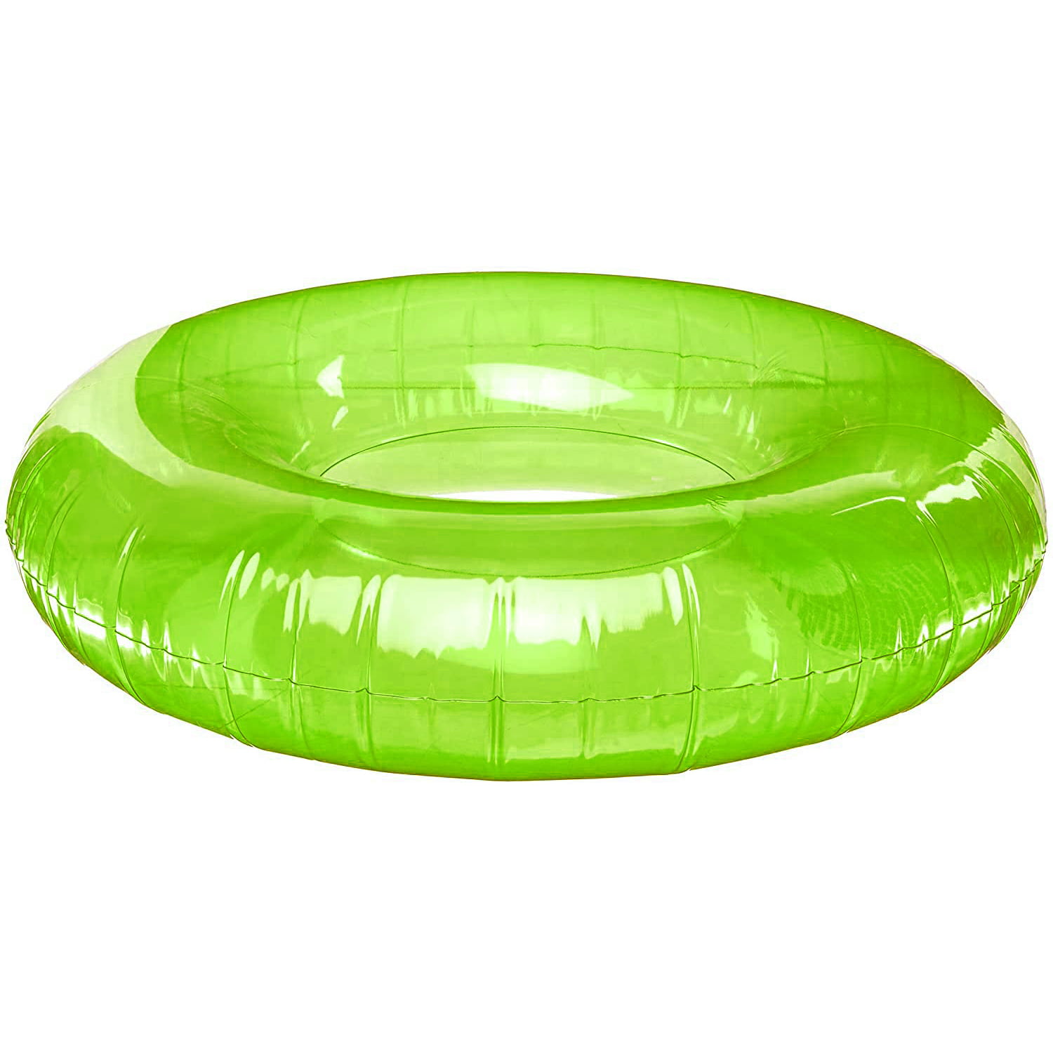 Details about   Kids Clear Color Swimming Tube 3pk Inflatable Ring Pool Float Fun Toy 30in Dia 